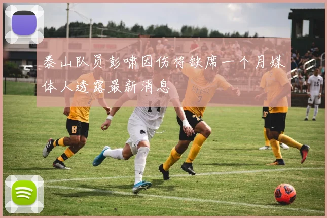 泰山队员彭啸因伤将缺席一个月媒体人透露最新消息