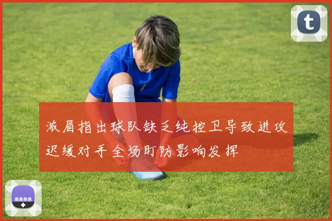 浓眉指出球队缺乏纯控卫导致进攻迟缓对手全场盯防影响发挥