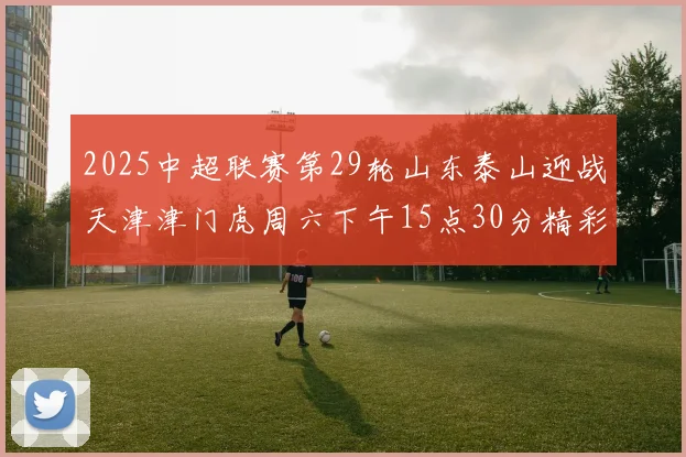 2025中超联赛第29轮山东泰山迎战天津津门虎周六下午15点30分精彩开战